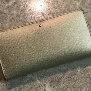 Gold Kate Spade Wallet